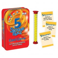 5 Second Rule Card Game in Tin