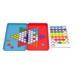 Magnetic Travel Games in Tin - Chinese Checkers
