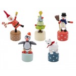 Press Up Dancing Christmas Characters