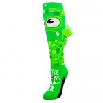 Crazy Socks - Little Monsters Green - Single Sock