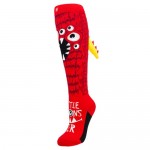 Crazy Socks - Little Monsters Red - Single Sock