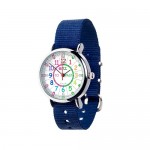 Watch - EasyRead Time Teacher - Rainbow Face - Navy Blue Strap