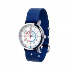 Watch - EasyRead Time Teacher - Waterproof - Red/Blue Face - Navy Blue Strap