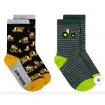 John Deere Socks Multi-Coloured Kids Crew  6 packs - 2-4 years