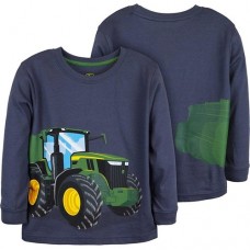 John Deere T-Shirt Long Sleeve Tractor Streak