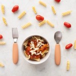 KiddiKutter Kids Cutlery - Peach Fuzz KiddiKutter Kids Cutlery - Peach Fuzz