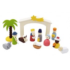 Wooden Nativity Set