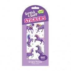 Scratch & Sniff Stickers - Grape Ponies