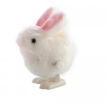 Wind Up Hopping Fluffy Bunny