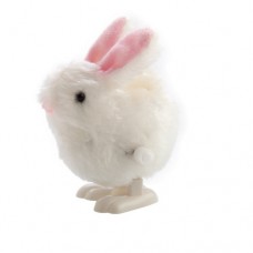 Wind Up Hopping Fluffy Bunny