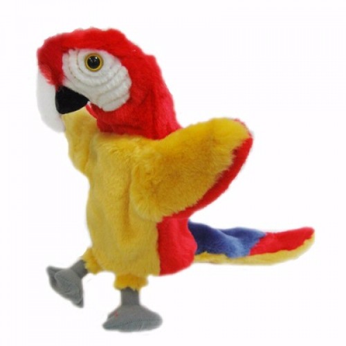 parrot hand puppet