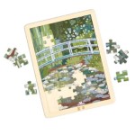 49 pc Hape Wooden Puzzle - Monet Water-Lily Garden 49 pc Hape Wooden Puzzle - Monet Water-Lily Garden