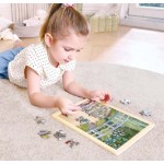 49 pc Hape Wooden Puzzle - Monet Water-Lily Garden 49 pc Hape Wooden Puzzle - Monet Water-Lily Garden