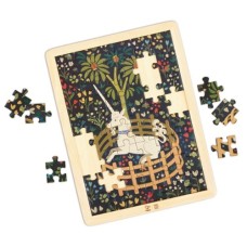 49 pc Hape Wooden Puzzle - Unicorn in a Garden 49 pc Hape Wooden Puzzle - Unicorn in a Garden