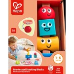Montessori Stacking Blocks - Hape Toys Montessori Stacking Blocks - Hape Toys