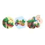 Train - Wooden Retro Train & Station Set - Hape Toys Train - Wooden Retro Train & Station Set - Hape Toys