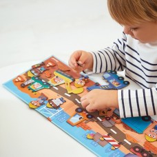 Magnetic Story Book - Building Site - Janod