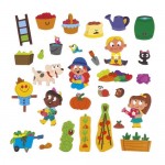 Magnetic Story Book - Vegetable Garden - Janod