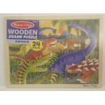 24 pc Melissa & Doug Puzzle - Dinosaur -  Wooden 