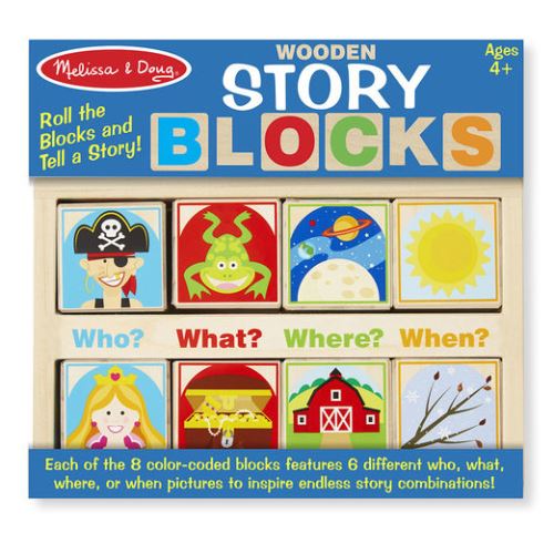 Story Blocks Wooden - Melissa and Doug - from who what why