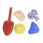 Beach Set 6pc - Silicone - Pink Sundae