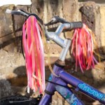 Bicycle Handlebar Streamers - Unicorn Pink Bicycle Handlebar Streamers - Unicorn Pink