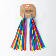 Scooter / Bike Handlebar Streamers - Rainbow - Beep