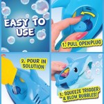 Bubbles Handheld Bubble Blower with Music - Shark