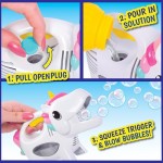 Bubbles Handheld Bubble Blower with Music - Unicorn