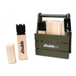 Kubb in Wooden Crate - Moss Green - Planet Finska Kubb in Wooden Crate - Moss Green - Planet Finska