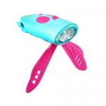 Mini Hornit - Bike/Scooter Light and Horn Pink/Turquoise