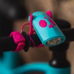 Mini Hornit - Bike/Scooter Light and Horn Pink/Turquoise