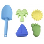 Beach Set 6pc - Silicone - Blue Sundae