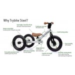 TryBike - 2 in 1 Metal Balance Bike and Trike - GREEN