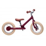 TryBike - 2 in 1 Metal Balance Bike and Trike - Vintage RED matt