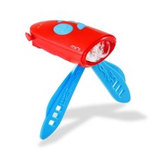 Mini Hornit - Bike/Scooter Light and Horn Red/Blue