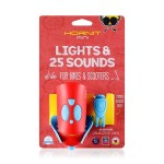 Mini Hornit - Bike/Scooter Light and Horn Red/Blue