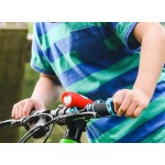 Mini Hornit - Bike/Scooter Light and Horn Red/Blue