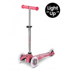Scooter - Mini Micro Deluxe Pink Glitter LED