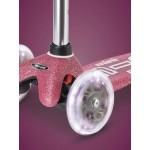 Scooter - Mini Micro Deluxe Pink Glitter LED Scooter - Mini Micro Deluxe Pink Glitter LED