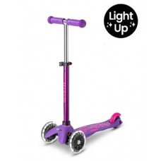 Scooter - Mini Micro Deluxe Purple/Pink  LED