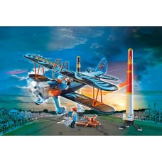 Air Stunt Show Phoenix Biplane - Playmobil *  with BONUS Pack