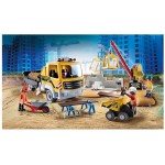 Construction Site with Flatbed - Playmobil LIMITED STOCK