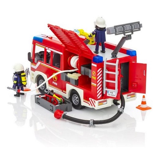Fire Engine with Lights & Sound - Playmobil City Action from who what why