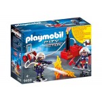 Fire Fighters with Water Pump - Playmobil City Action Fire