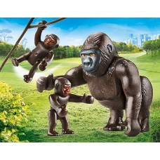 Gorilla with Babies - Playmobil City Life Zoo