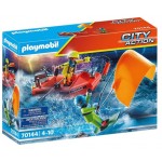 Kitesurfer Rescue with Speedboat - Playmobil City Action *