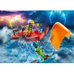 Kitesurfer Rescue with Speedboat - Playmobil City Action *