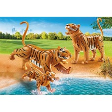 Tigers with Cub - Playmobil City Life Zoo  
