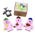 Finger Puppets Felt -  Three Little Pigs